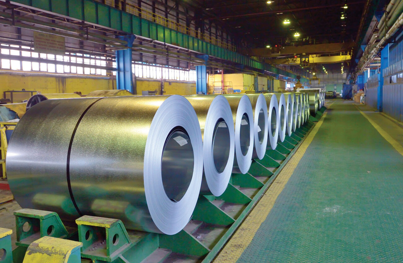 Rolls of steel sheet