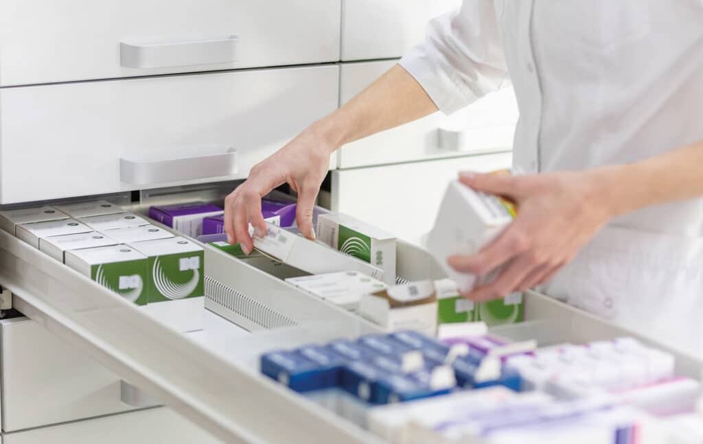 Inventurzählung der Langzeitpflege-Apotheke