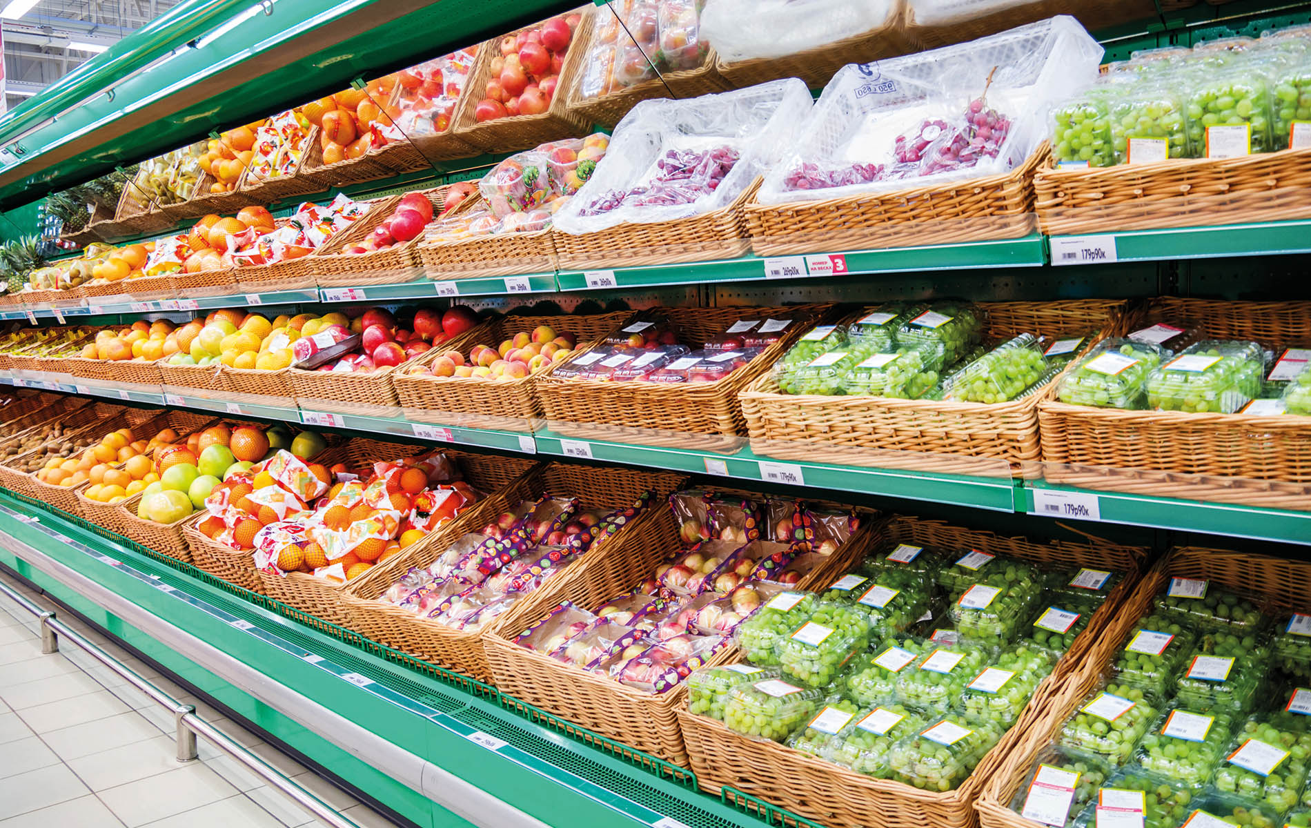 Inventur für eine Supermarktkette mit Kundenequipment